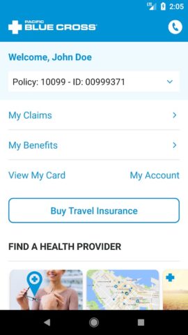 Pacific Blue Cross Mobile для Android — скриншот 4