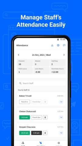 PagarBook:Attendance & Payroll для Android — скриншот 1