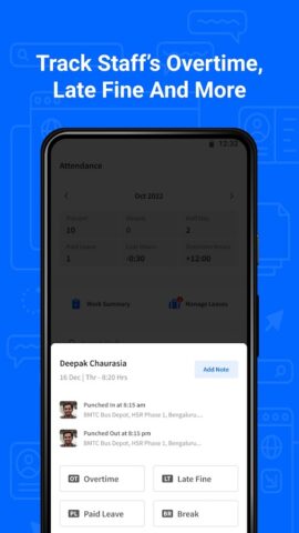 PagarBook:Attendance & Payroll для Android — скриншот 2