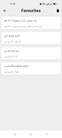 Pashto To Urdu Translator для Android — скриншот 4