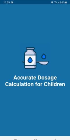 Pediatric Dose Calculator для Android — скриншот 1