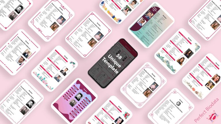 Perfect Marriage Biodata Maker для Android — скриншот 3