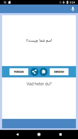 Persiska-svenska Översättare для Android — скриншот 4