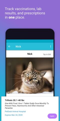 PetDesk — Pet Health Reminders для Android — скриншот 3