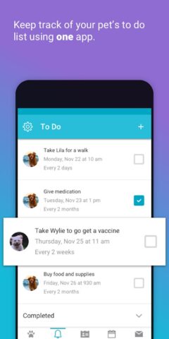 PetDesk — Pet Health Reminders для Android — скриншот 4