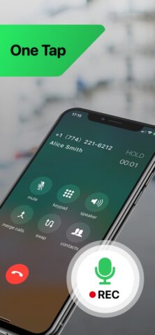 Запись звонков-Call Rec для iOS — скриншот 2