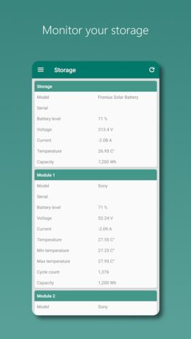 Photovoltaic Monitor для Android — скриншот 4