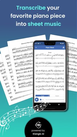 Piano2Notes — Notes from Piano для Android — скриншот 1
