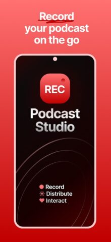 Podcast Studio для Android — скриншот 1