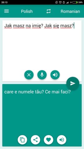 Polish-Romanian Translator для Android — скриншот 2