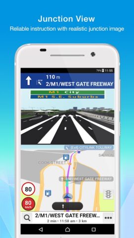 Polnav mobile Navigation для Android — скриншот 3