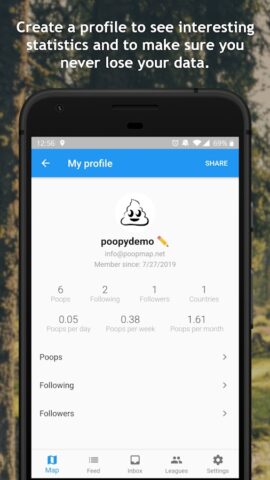 Poop Map для Android — скриншот 3