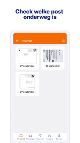 PostNL для Android — скриншот 4