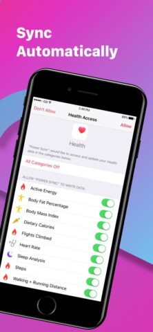 Power Sync for Fitbit для iOS — скриншот 2