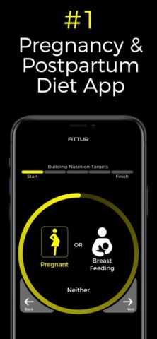 Pregnancy Food Tracker ~Fittur для iOS — скриншот 1