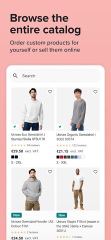 Printful для Android — скриншот 3