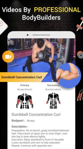 Pro Gym Workout -Gym & Fitness для Android — скриншот 5
