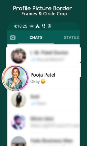 Profile Picture Border Frames для Android — скриншот 5