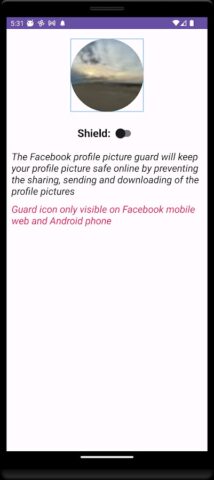Profile Picture Guard для Android — скриншот 1