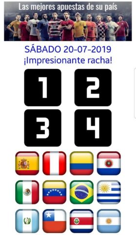 Pronósticos deportivos для Android — скриншот 1