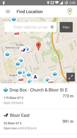 Purolator для Android — скриншот 3
