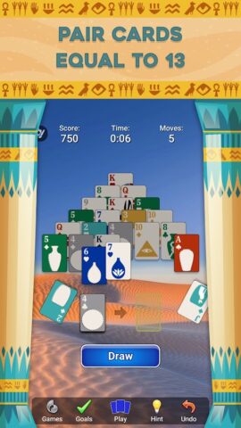 Pyramid Solitaire — Card Games для Android — скриншот 2