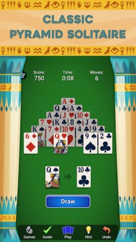 Pyramid Solitaire — Card Games для Android — скриншот 3