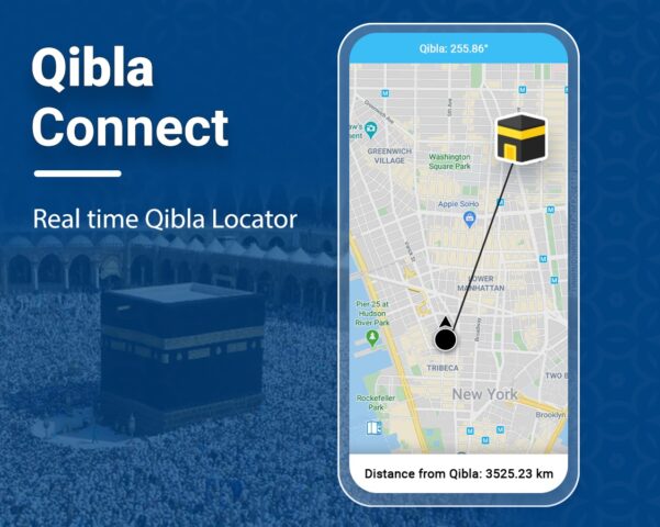 Найти направление Qibla для Android — скриншот 1