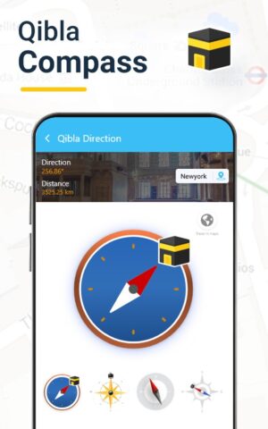 Найти направление Qibla для Android — скриншот 2