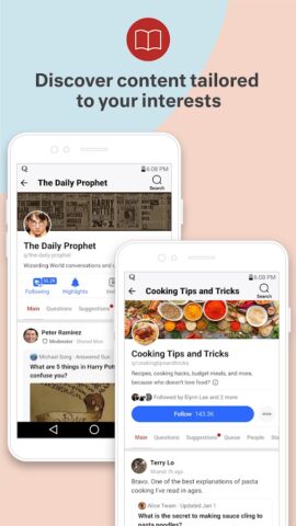 Quora: the knowledge platform для Android — скриншот 2