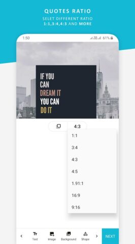 Quotes Creator для Android — скриншот 4