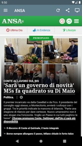 Quotidiani Italiani для Android — скриншот 3