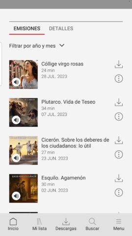 RNE Audio для Android — скриншот 1