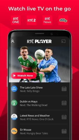 RTÉ Player для Android — скриншот 5