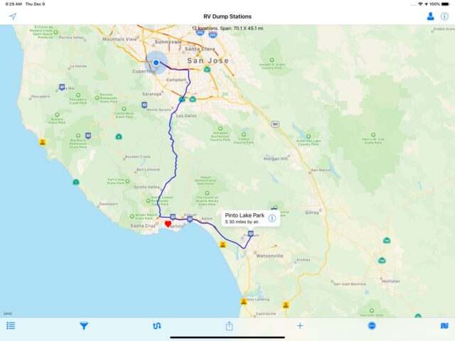 RV Dump Stations для iOS — скриншот 1