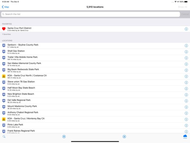 RV Dump Stations для iOS — скриншот 4
