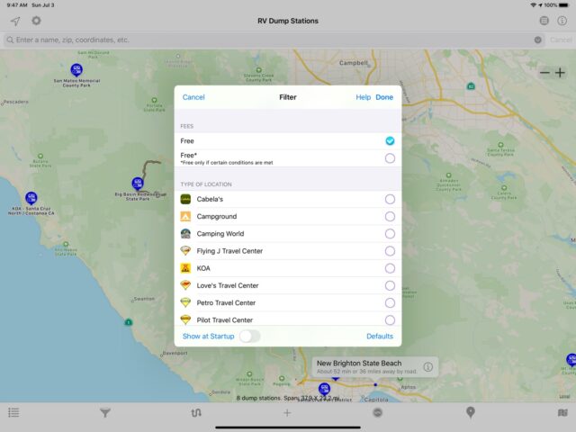 RV Dump Stations для iOS — скриншот 5