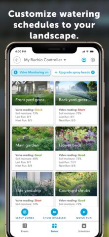 Rachio для iOS — скриншот 3