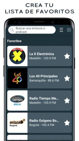 Radio FM Colombia en Vivo для Android — скриншот 3