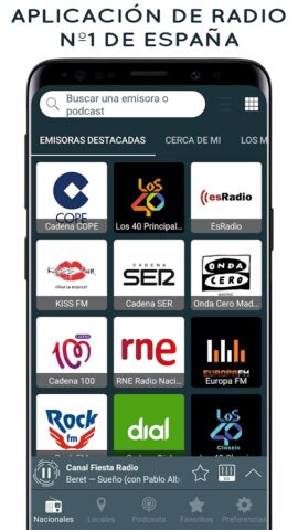 Radios Españolas en directo FM для Android — скриншот 1