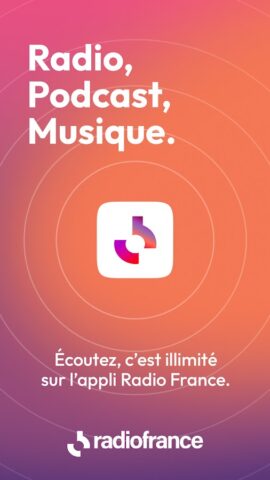 Radio France : radios, podcast для Android — скриншот 1