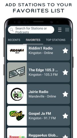 Radio Jamaica FM App Online для Android — скриншот 3