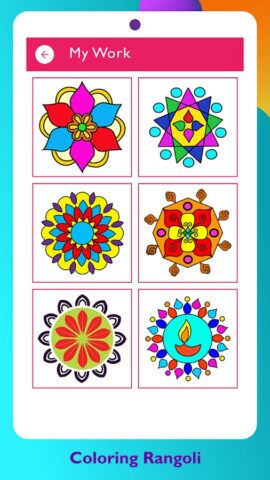 Rangoli Paint & Colors для Android — скриншот 3