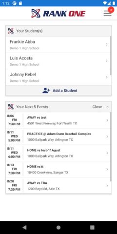 Rank One для Android — скриншот 2
