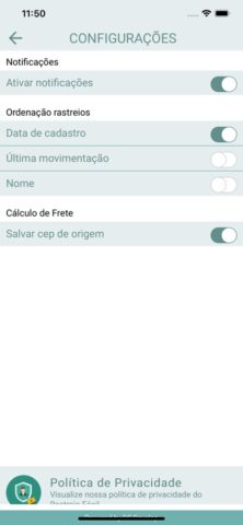 Rastreio Fácil для iOS — скриншот 4