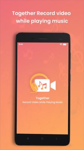 Record Video With Music для Android — скриншот 1