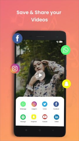 Record Video With Music для Android — скриншот 3