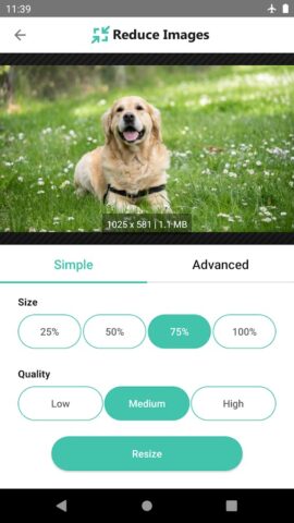 Reduce Images — Image Resizer для Android — скриншот 3