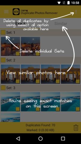 Remo Duplicate Photos Remover для Android — скриншот 5
