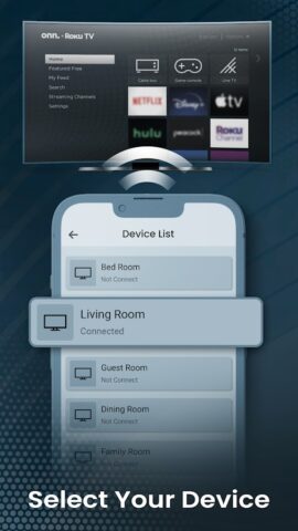 Remote for Onn Roku TV | Cast для Android — скриншот 2